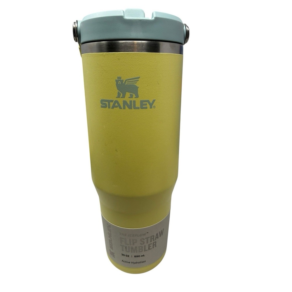 Stanley The IceFlow Flip Straw Tumbler 30 Oz Pomelo Yellow 10-12043-004